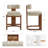 Upholstered Solid Wood Counter Stool-278287511