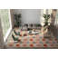 Tapis ivoire en laine tissé à la main et à plat 9 pi 11 po x 13 pi 7 po Ivory