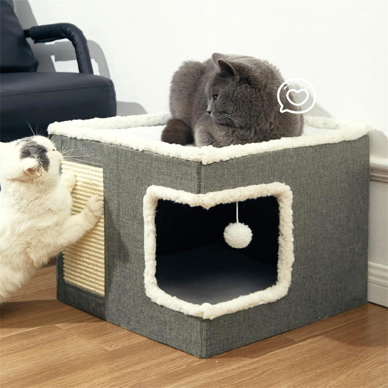 Linen And Wool Nest Pet Bed
