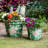 Set Of 2 Ceramic Planters With Embossed Floral Detailing And Scalloped Rims