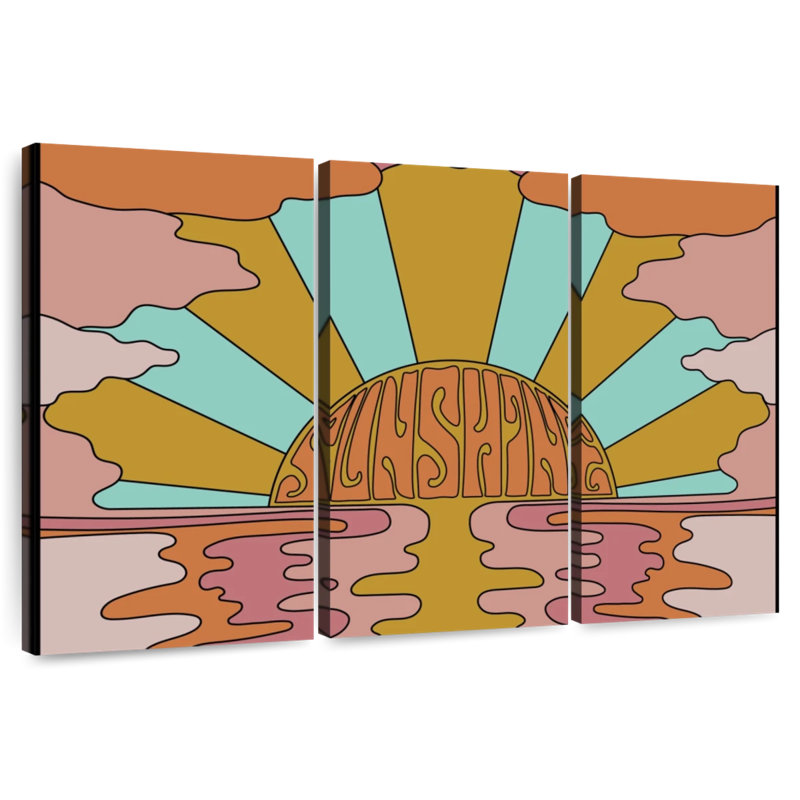 Alvord Hippie Sun, 48" H x 74" W