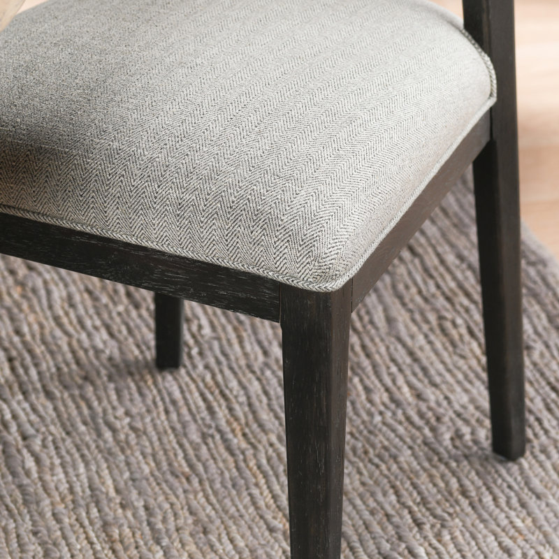 Chaise d'appoint, Gris clair, Noir