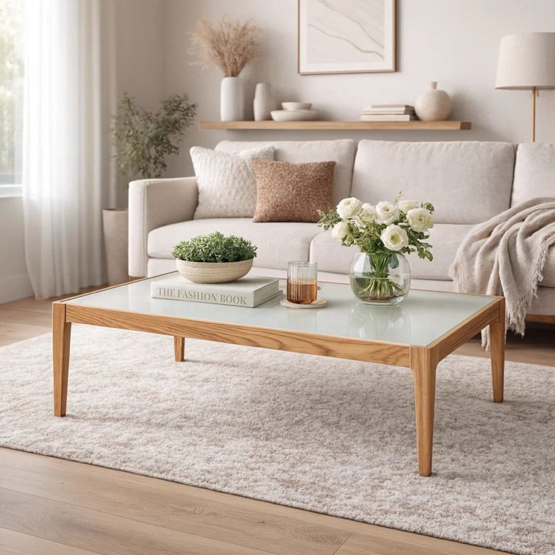 Glass Top Coffee Table