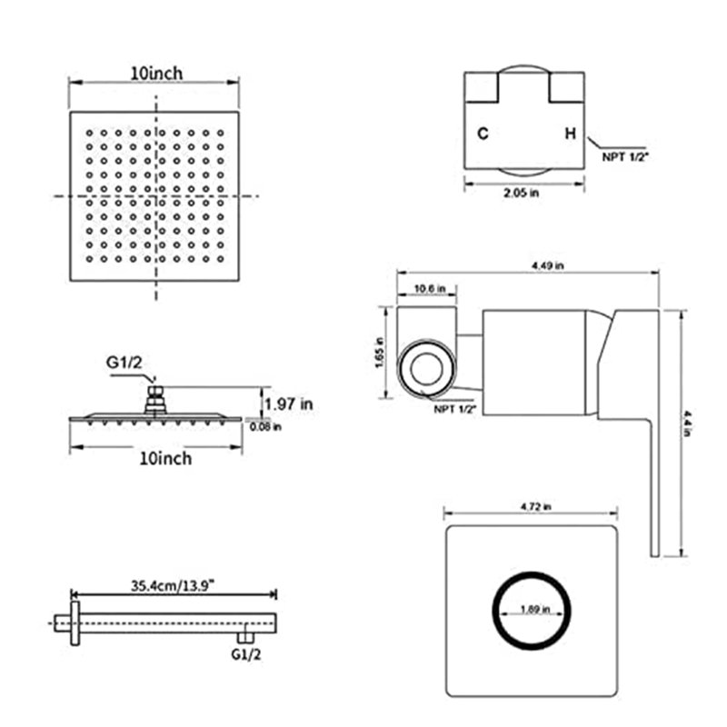 All-In-One Kit with Rough in-Valve
