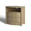Table de chevet 2 tiroirs avec station de charge et éclairage DEL-957322877