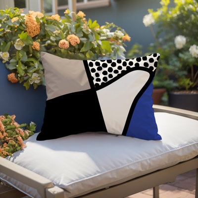 Coussin lombaire réversible intérieur / extérieur Jai Abstract
