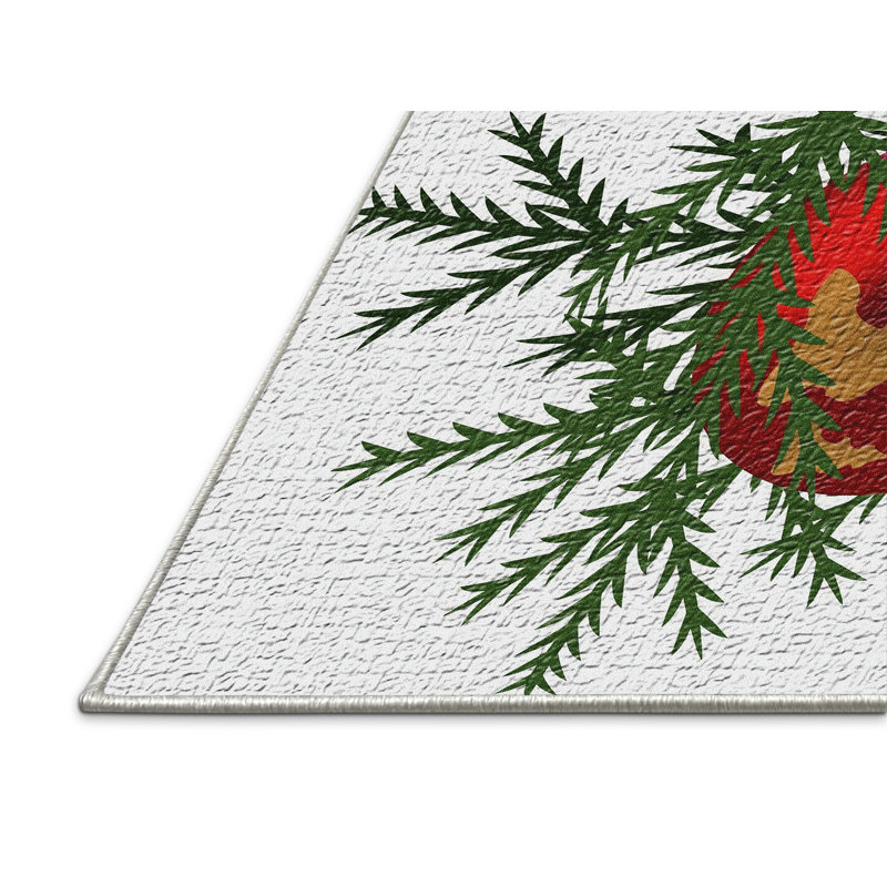 Tapis de noël purple area, Rectangle 2 pi x 3 pi