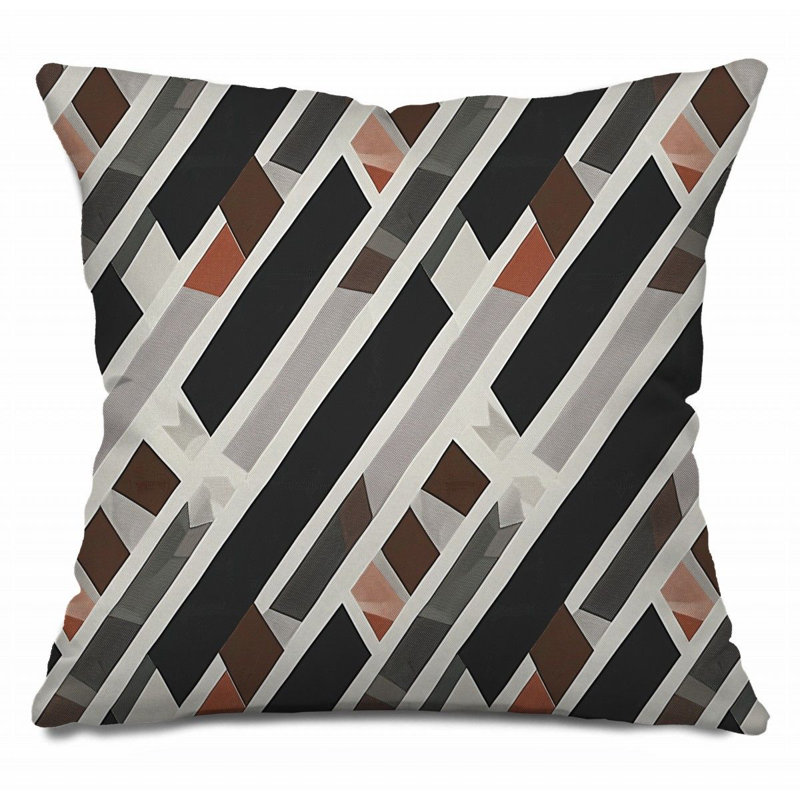 Coussin décoratif réversible en mélange de coton, H 20 po x l 20 po