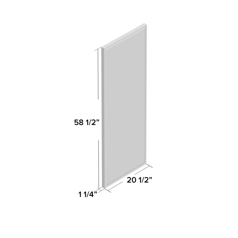 Miroir Ashaya, H 58,44 po x l 20,44 po