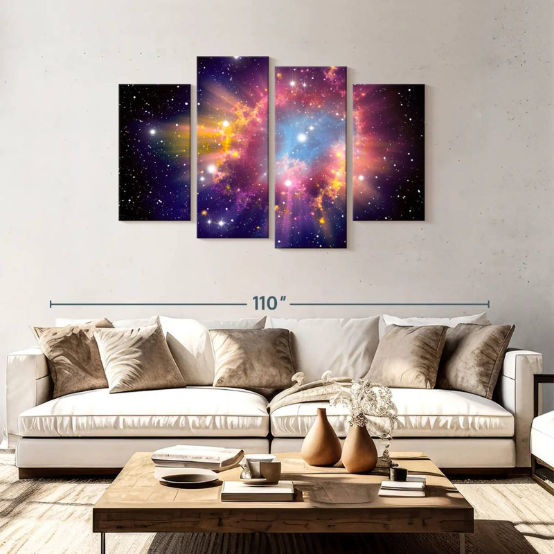 Oberle Stellar Supernova Explosion, 48"H x 75"W