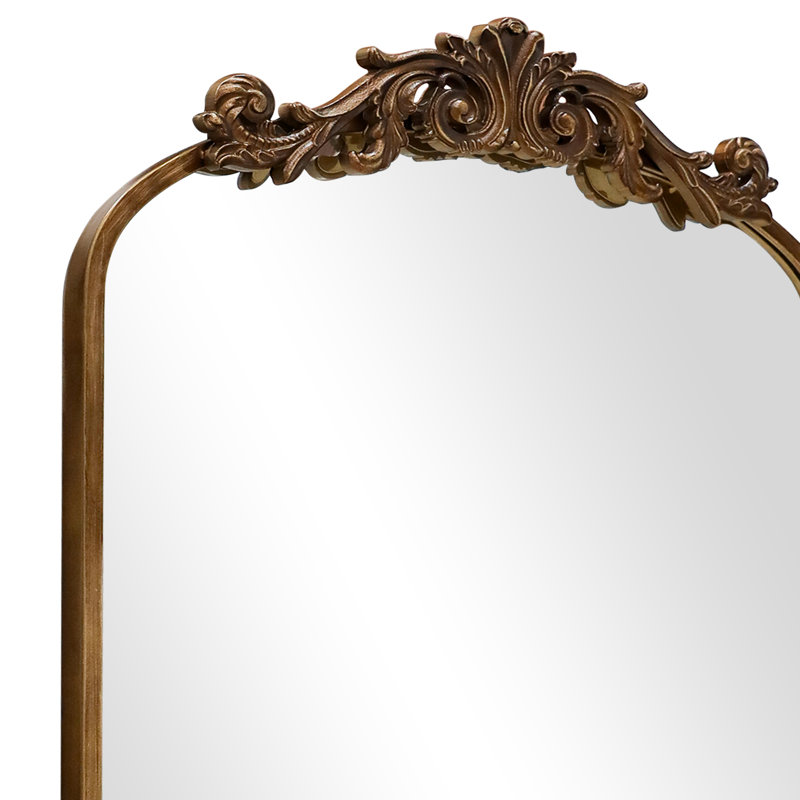 Miroir Kherington, H 35,82 po x l 24,01 po, Bronze antique, Verticale