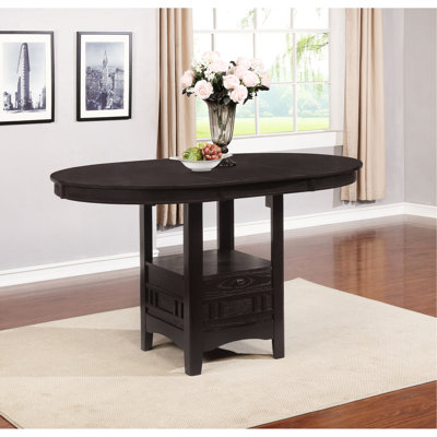 Table de salle à manger avec rallonge, subtiles nuances foncées, mélange de styles, pour une table d'extension de pièce, et intérieurs élégants et complémentaires, combinant classique moderne et sièges 4