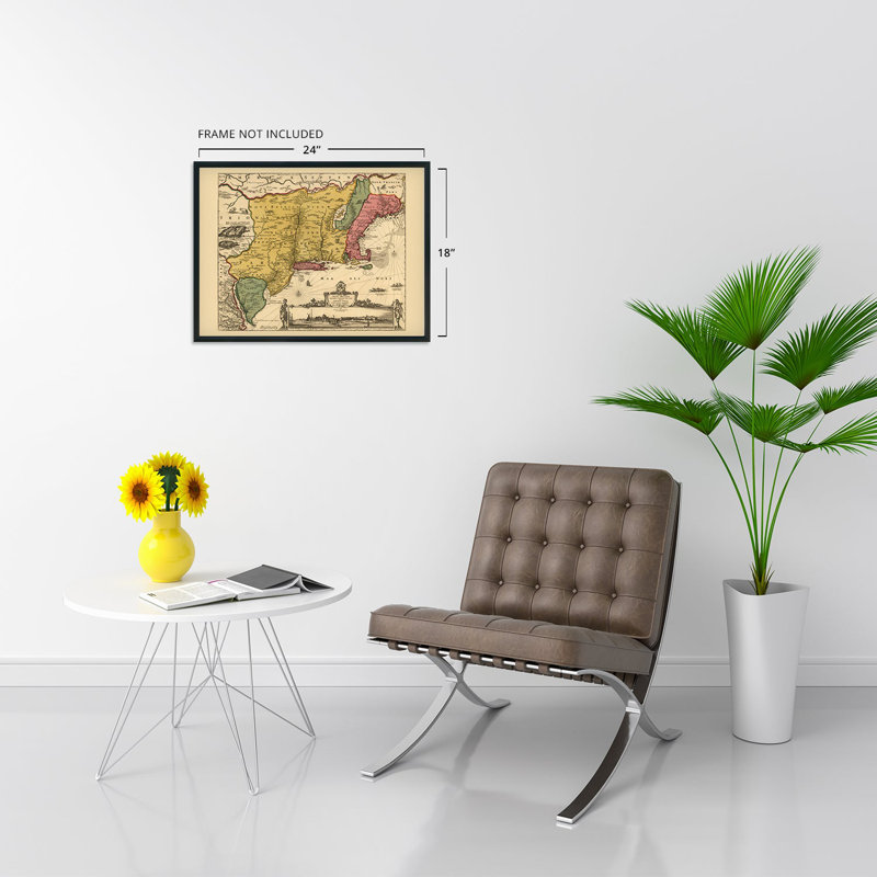 Williston Forge 1690 Eastern United - 1690 Eastern United States Map Vintage Wall Map Of New England New Netherland History Map Old Map Of New Amsterdam New York City Wall Art Poster 