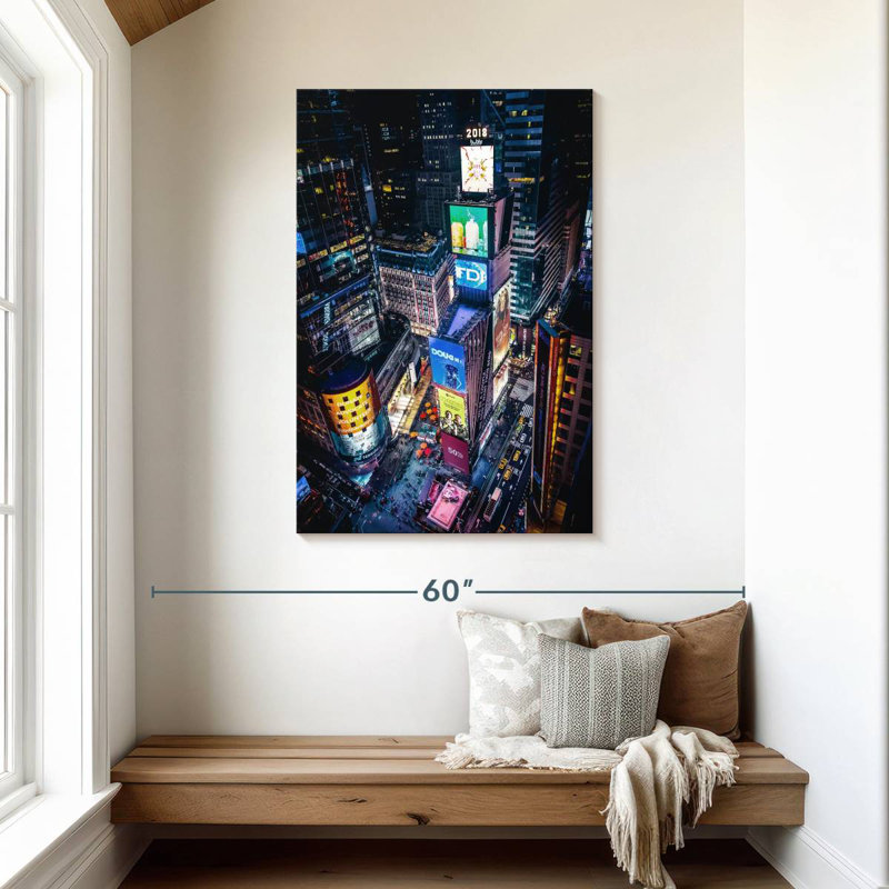 Aime New York Electronic Ads, 45" H x 30" W