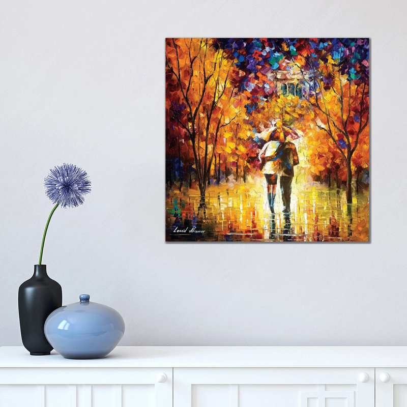 London Saint James Park I by Leonid Afremov - Painting on Canvas, Wrapped Canvas, 45.72 cm H x 45.72 cm W x 3.175 cm D