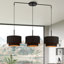 Lustre tambour à 3 lumières à intensité variable Baysinger-88580165-88580166