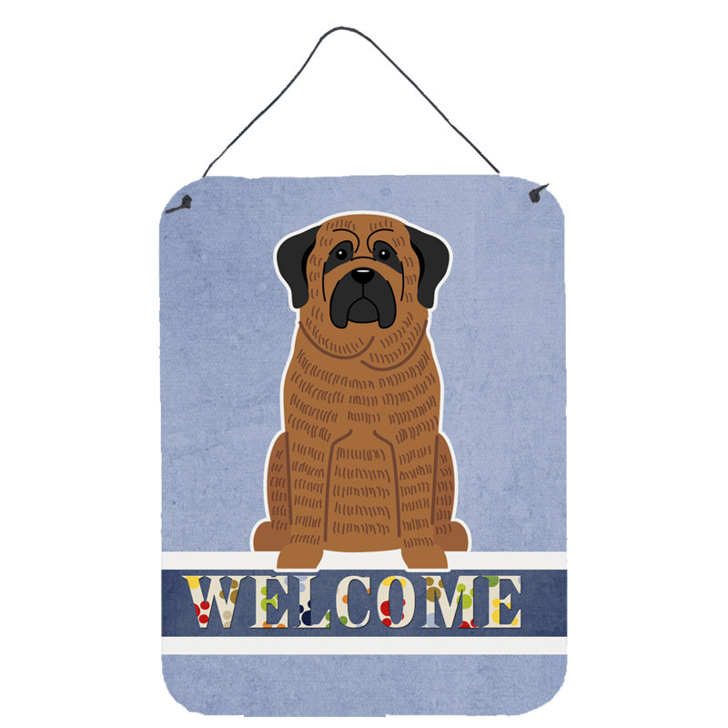Décoration murale "pékinois welcome" prints, Mastiff bringé