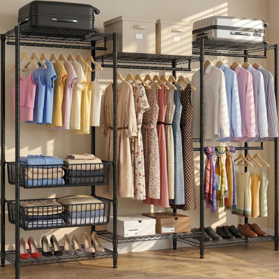 Albin 68.5 " Wide Hall Tree with Shelves