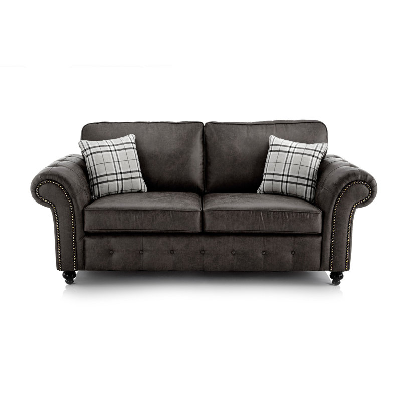 Bodnar Sofa, Black, 3