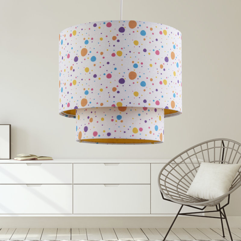 22 cm H Drum Fabric Lamp Shade