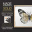 Vintage Flutter II -Framed Print - Restickable-1108898114-1108898124