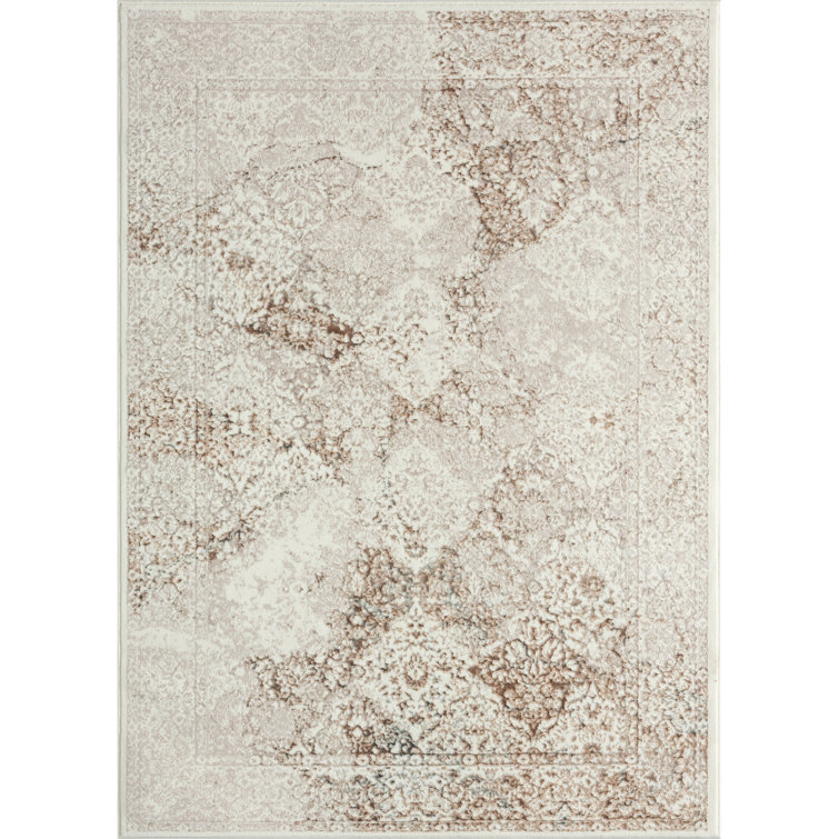 Helsley Performance Transitional Traditional Beige/Ivory Oriental Rug