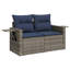  9 Piece Patio Sofa Set With Cushions Poly Rattan-959579909-959579908