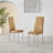Tierra Modern Glass & Metal Extendable Dining Table Set & 6 Luxury Faux Leather Dining Chairs-550017899-581063832