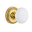 Rope Rosette with White Porcelain Door Knob-503643169-508294312