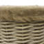 Hand Woven Wicker Laundry Basket with Handles