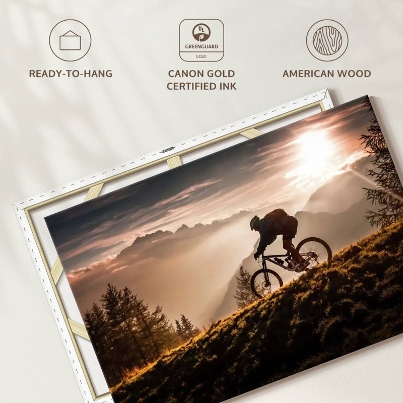 Senne Golden Hour Biking, H 26 po x l 39 po