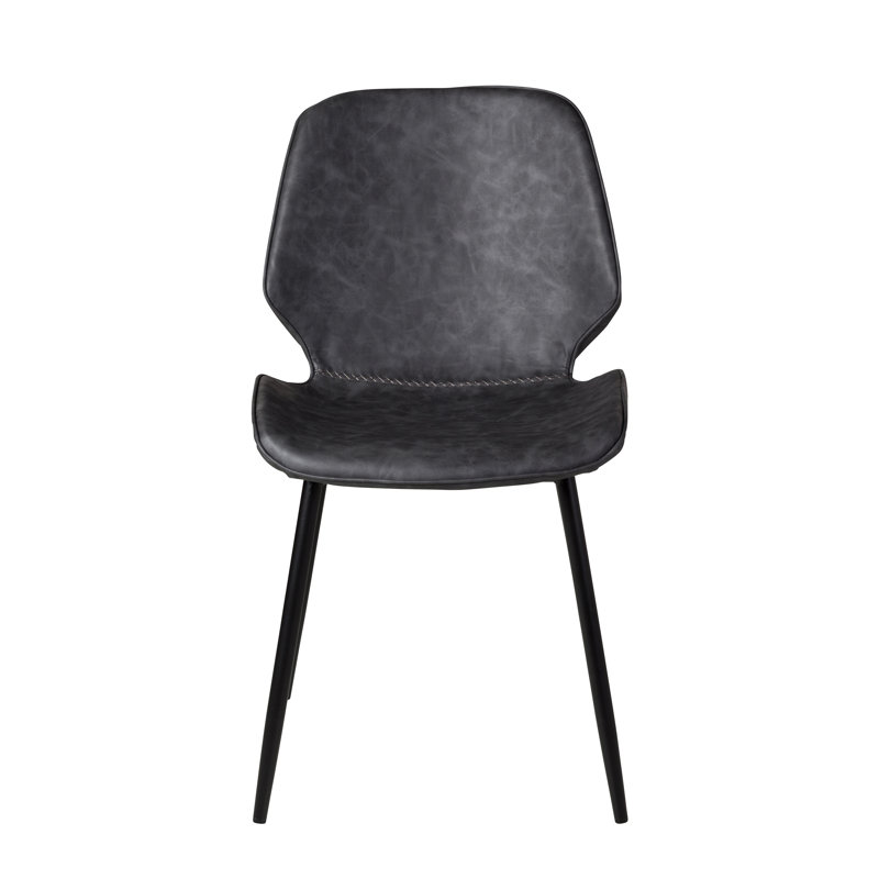Chaise de salle à manger Conlon Clinkscales, Gris foncé