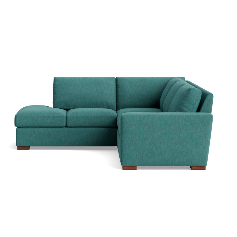 Couch Potato Sectional, Left Hand Facing, Performance Weave - Spruce