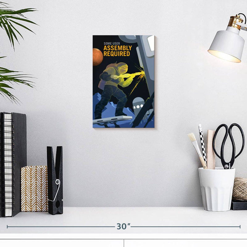 Oberle Mars Explorers Wanted Poster I, 12" H x 8" W