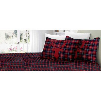 Finnegan Microfiber Plaid Sheet Set