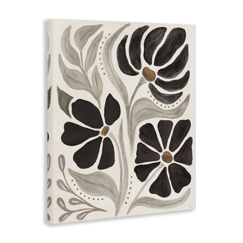 «Boho Curved Petals» par Veronique Charron, H 20 po x l 16 po