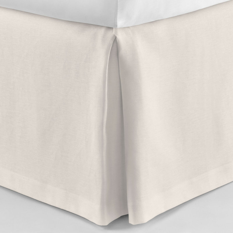 Mandalay Tailored Bed Skirt, Queen, Pearl