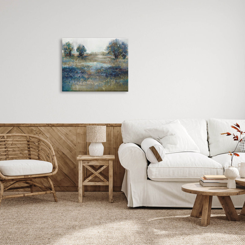 Impressionniste, impression sur toile par K. Nari, H 24 po x l 30 po x P 1,5 po