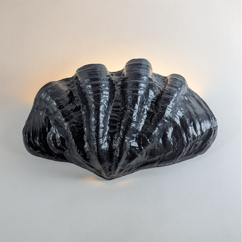 19.25"W Specialty Fiji Up Down Light Wall Sconce Damp Rated for Indoor or Covered Outdoor Use, Black, No