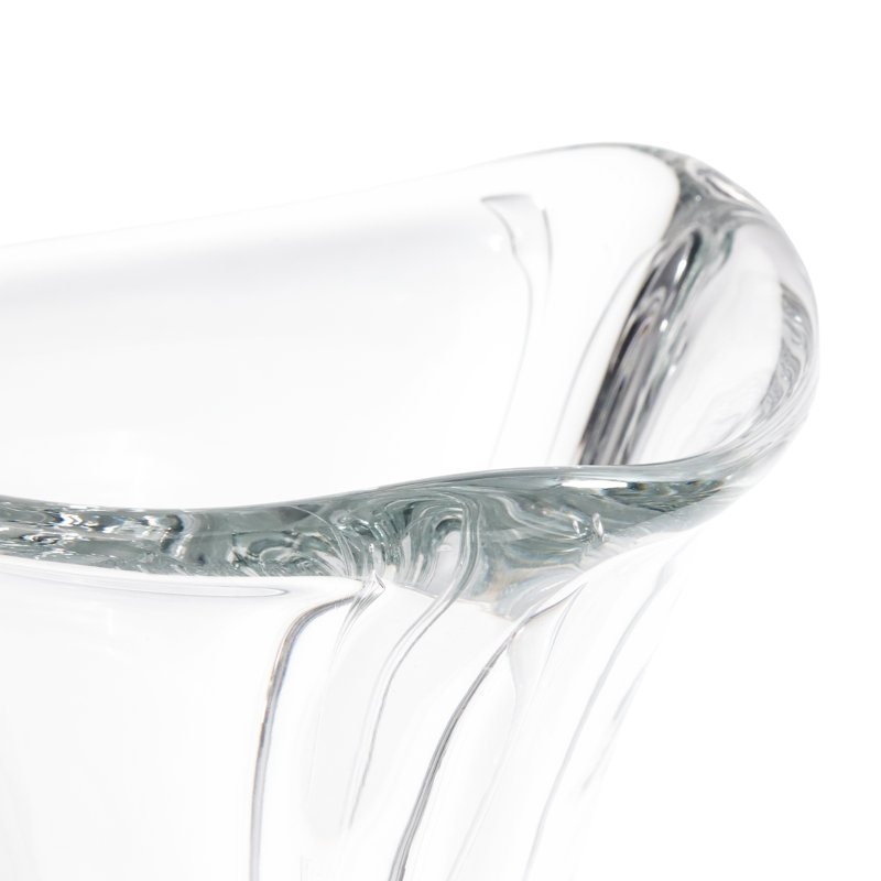 Vase en verre soufflé St. Martin, 10,5 po x 13,5 po