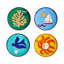 Playa Ceramic Coaster