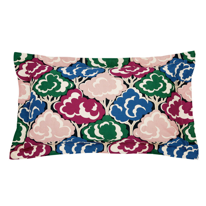 Willow Tree Cotton Floral Duvet Cover Set with Pillowcases, Super King Duvet Cover + 2 Pillowcases