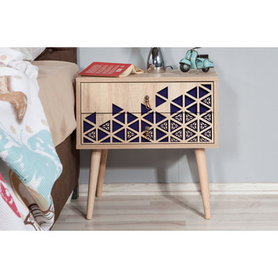 Marilyn Manufactured Wood Bedside Table