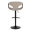 Tabouret de bar contemporain réglable
