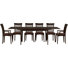 Sarah Extendable Solid Wood Top Four Leg Dining Set