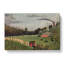 Landscape And Four Young Girls by Henri Rousseau - Wrapped Canvas-61887457