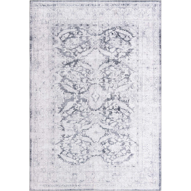 Heyde Chenille Oriental Indoor Rug, Rectangle 8'4" x 12'
