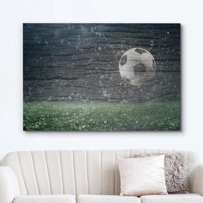 Sport " Wood Effect Panel Rainwater Soccer Ball Field "