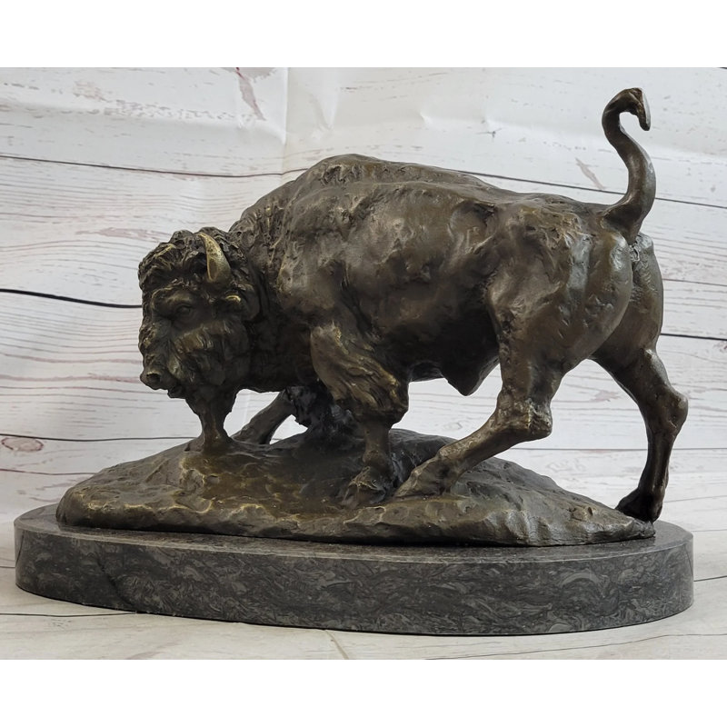 Sculpture Abdikhaliq American Buffalo Bull