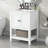 Bathroom Vanity with Ceramic Sink and Open Style Shelf-1980739588